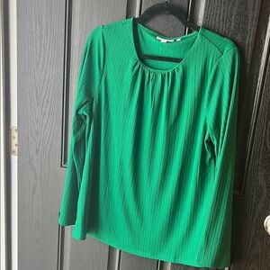Chico's Vibrant Green Blouse